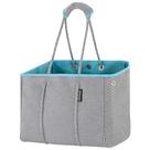 Bolso de Playa QOGiR Neopreno Multipropósito Gris Plateado Grande