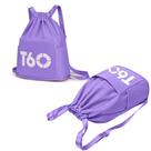 Bolso T60 Lilás Dobrável Multiuso Escola Treino Natação