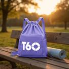 Bolso T60 Lilás Dobrável Unissex Impermeável Treino Corrida