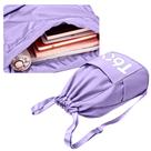 Bolso T60 Rosa Cinza Dobrável Multiuso Escola Treino Praia Bolso T60 Rosa Cinza Dobrável Multiuso Escola Treino Praia