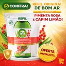 Bom Ar Spray de Ambiente Neutraliza e Refresca o Ar Aroma Pimenta Rosa e Capim Limão 236ml REFIL