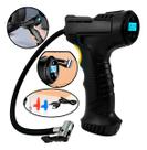 Bomba Compressor Calibrador Pneu 12v Carro Moto Bike Sem Fio Preto 12v