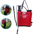 Bomba Costal Pulverizador Pulverização Veneno Agricola Manual 20 Litros