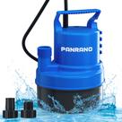 Bomba de Água PANRANO 1/3 HP 2000 GPH Portátil para Esgoto