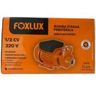 Bomba De Agua Periférica 1/2 Cv 220 W 60hz Monofásica Foxlux