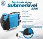 bomba de agua submersivel 16a