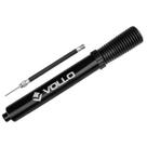 Bomba de Ar Acrílico Sistema Dupla Ação Bico Metal Extensor Resistente Vollo