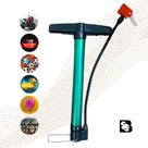 Bomba De Ar Com Pedal Vertical Com Trava Para Encher Pneu de Bicicleta Bike Moto Bola Balão Moto