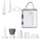 Bomba de ar elétrica Yoocylii 3 em 1 com luz LED 1600mAh USB-C