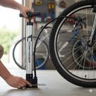 Bomba de Ar Manual Encher Pneu Bike Bola Moto 30Cm C/ Cabo