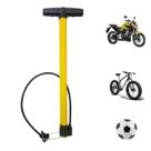 Bomba de ar manual vertical encher pneu bicicleta moto 50cm
