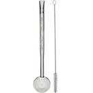Bomba de Chimarrão Estampada 21cm Bojo Mil Furos Aço Inox com Rosca para Mate Bomba de Chimarrão Estampada 21cm Bojo Mil Furos Aço Inox com Rosca para Mate