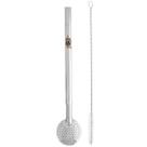 Bomba De Chimarrão Tereré Aço Inox 23cm Com Rosca Pingente Bomba De Chimarrão Tereré Aço Inox 23cm Com Rosca Pingente