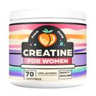 Bomba de creatina e pêssego para mulheres 70 porções sem sabor