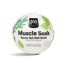 Bomba de epsom efervescente Whole Foods Market 365 Muscle Soak 68 ml