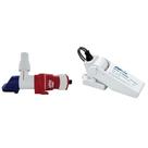 Bomba de esgoto Rule LP900S LoPro 900 GPH com interruptor Rule-A-Matic