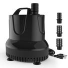 Bomba de fonte de água Simple Deluxe 660GPH 2500L/H 45W preta