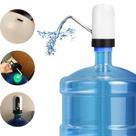 Bomba de Galão Água Mineral Suco Elétrica Bivolt Recarregável Acompanha Cabo USB Para Garrafões de 4,5 à 20 Litros