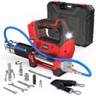 Bomba de Graxa Ecarke Sem Fio 18V 12000 PSI 3 Velocidades