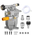 Bomba de Lavadora de Alta Pressão Horizontal M MINGLE com Eixo de 3/4" - Bomba de Lavadora de 3000 PSI - Compatível com Troybilt, Simpson, Karcher, Honda, Excell e Outras Marcas - Entrada/Saída Traseira