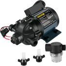 Bomba de lavagem VEVOR 12V DC 26,5 LPM 4,1 Bar Self Priming
