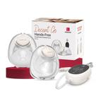 Bomba de mama elétrica Horigen D6, sem usar as mãos, 180 ml, branca