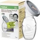Bomba de Mama Manual 100ml com Tampa de Silicone - Cinza