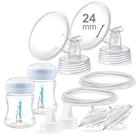 Bomba de mama Maymom, kit de flange de 24 mm compatível com Spectra S1 S2