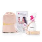 Bomba de mama NatureBond Silicone 100mL com tampa, tampa e muito mais