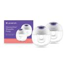 Bomba de mama vestível Lansinoh Discreet Duo com 2 tamanhos de flange Bomba de mama vestível Lansinoh Discreet Duo com 2 tamanhos de flange