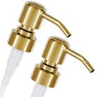Bomba de sabão Twin Pack Altglas Zagreb Stainless Steel Gold