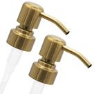 Bomba de sabão Twin Pack Altglas Zagreb Stainless Steel Gold