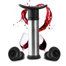 Bomba de Vinho a Vácuo Inox 2 Rolhas de Silicone