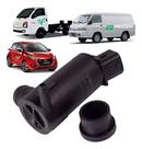 Bomba esguicho agua parabrisa hyundai h100 / hr / hb20 12v 2 pinos c/1 saida