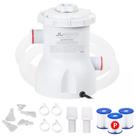 Bomba Filtro 1250l/h para Piscina Inflável e Estrutural + 2 Cartuchos Refil Vg Plus Bomba Filtro 1250l/h para Piscina Inflável e Estrutural + 2 Cartuchos Refil Vg Plus