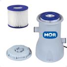 Bomba Filtro Para Piscina 2.200l/h 110v Mor + Refil Incluso