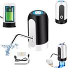Bomba Galão Universal Elétrica Portátil Recarregável USB Garrafões Água Suco 4,5 Até 20 Litros