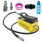 Bomba hidráulica pneumática XFPC 10.000 PSI 1,7 L com tubo de 1,6 m
