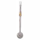 Bomba Inox p/ Chimarrão e Tereré c/ Pingente Banhado a Ouro