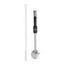 Bomba Inox Para Chimarrão Tereré Mate 19cm Preto - BC001-BG Mokha
