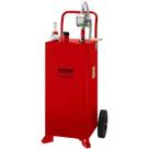 Bomba manual portátil de 2 rodas Fuel Caddy VEVOR 114L vermelha