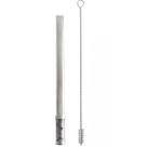 Bomba Para Tereré Chimarrão Lisa Aço Inox 19cm Bojo Mola Com Rosca Bomba Para Tereré Chimarrão Lisa Aço Inox 19cm Bojo Mola Com Rosca