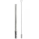 Bomba Para Tereré Chimarrão Lisa Aço Inox 19cm Bojo Mola Com Rosca Bomba Para Tereré Chimarrão Lisa Aço Inox 19cm Bojo Mola Com Rosca
