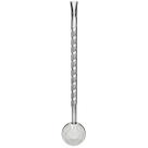 Bomba para Tomar Chimarrão Mate Inox Mil Furos 24cm Bortonaggio Chima Bojo Rosca Escovinha