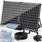 Bomba Solar para Fuente POPOSOAP P5552 con Caja para Cascada de Estanque