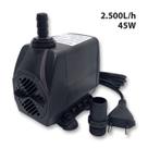 Bomba Submersa 2,5m Ajustável 2500L h 45w Para Fontes Aquários Lagos Chafariz Bomba Submersa 2,5m Ajustável 2500L h 45w Para Fontes Aquários Lagos Chafariz