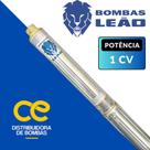 Bomba Submersa Leão 3R3PB 18 1CV Monofásica 220V Com Control Box Incluso