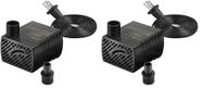 Bomba submersível Simple Deluxe 300L/h para hidroponia preta