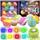 Bombas de banho Lisotera Galaxy Solar System com brinquedos iluminados x8