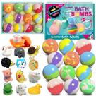 Bombas de Banho Lisotera para Crianças - 12 Unidades com Brinquedos Surpresa